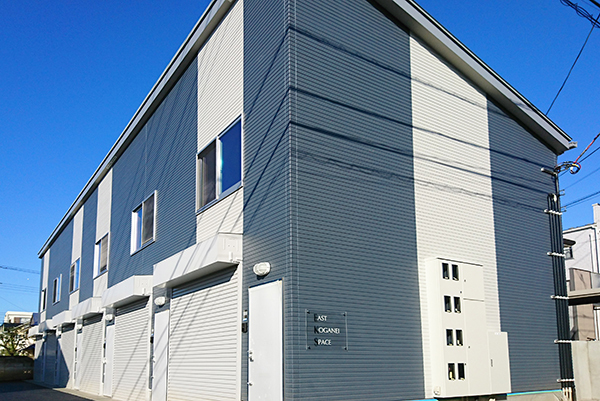 ガレージ賃貸住宅の建築設計・施工,調布市建築実績